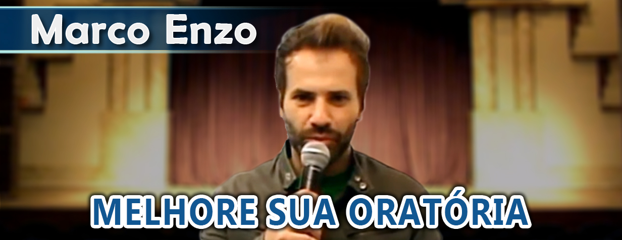 Melhorando oratória do ator Marco Enzo